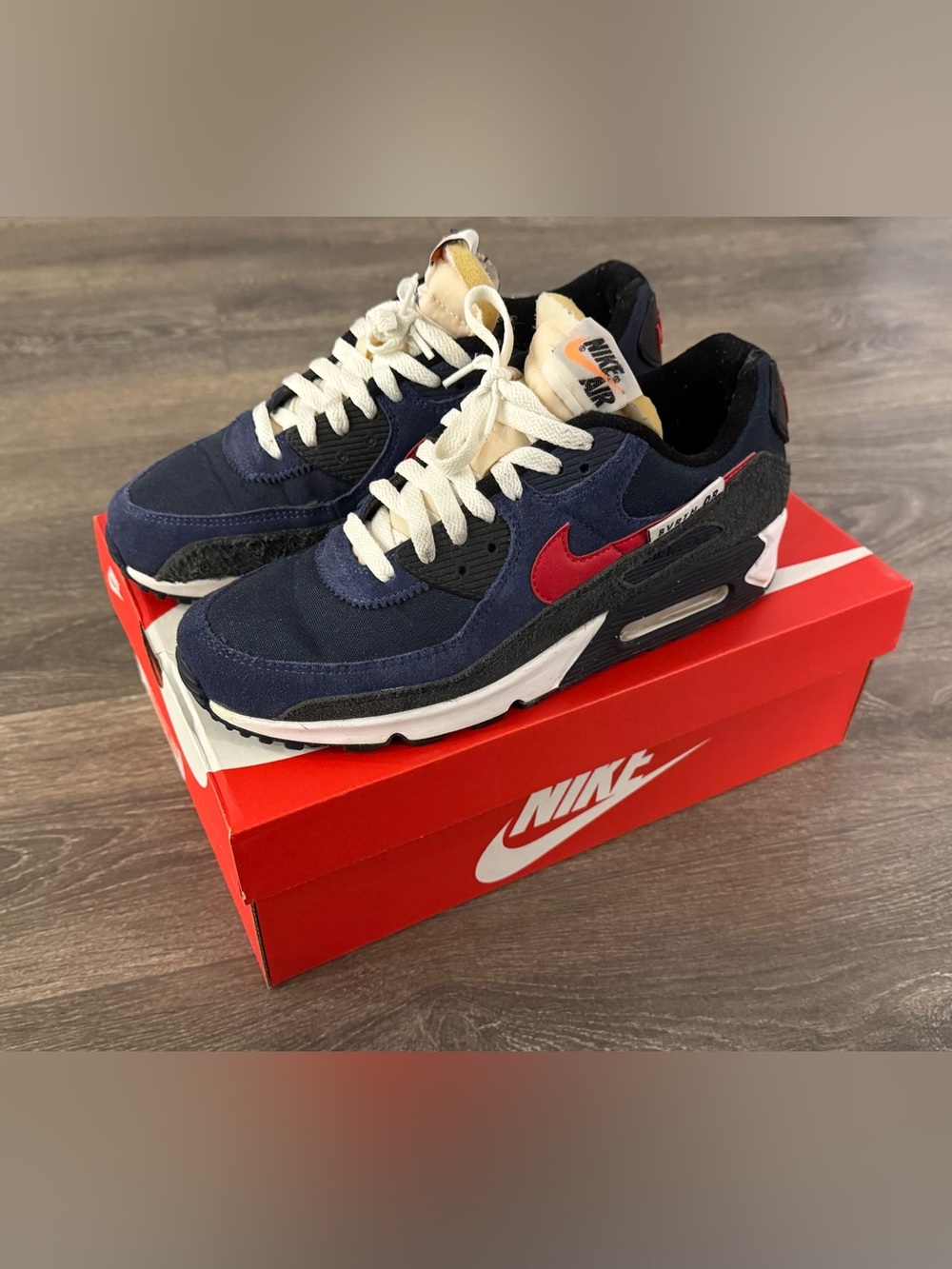 Nike Men's Sneakers Deep Royal/University Red